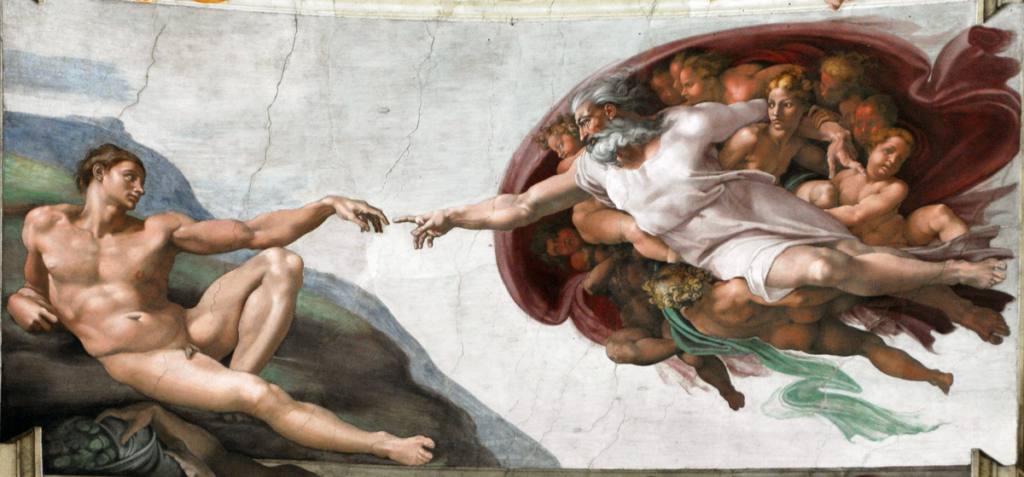 Анализ картины Микеланджело Буанарроти Сотворение Адама