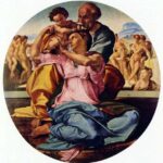 Анализ картины Микеланджело Буанарроти Святое семейство