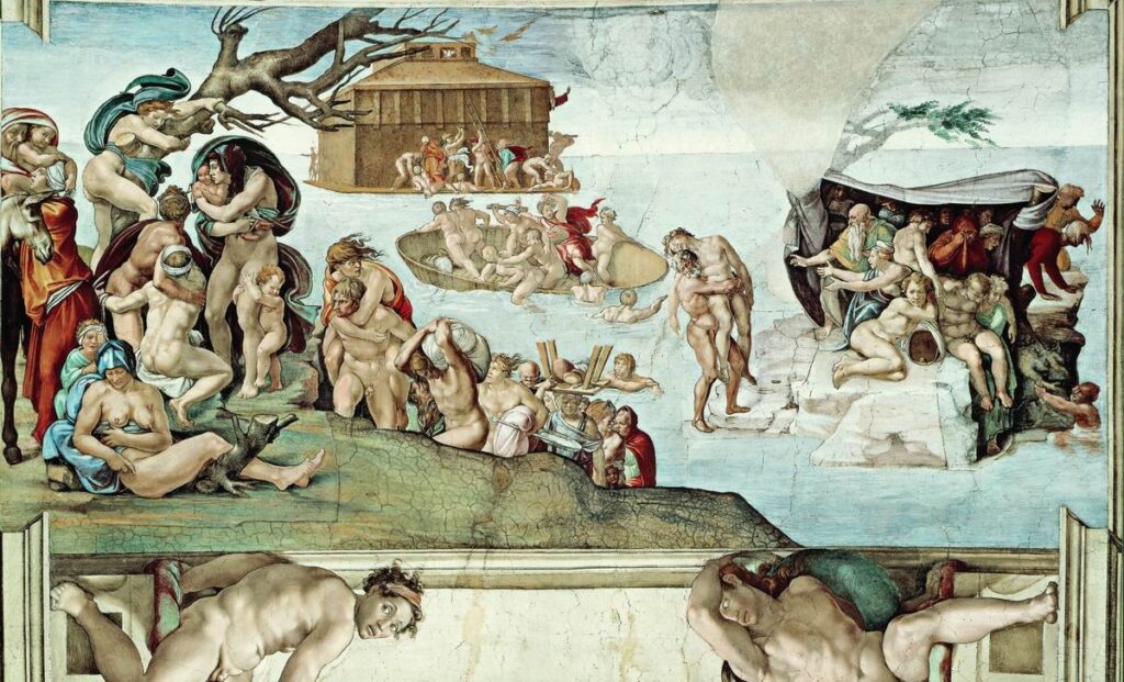 Анализ картины Микеланджело Буонарроти Потоп