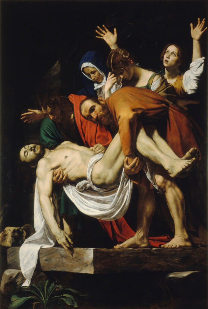Анализ картины Микеланджело Меризи да Караваджо Положение во гроб