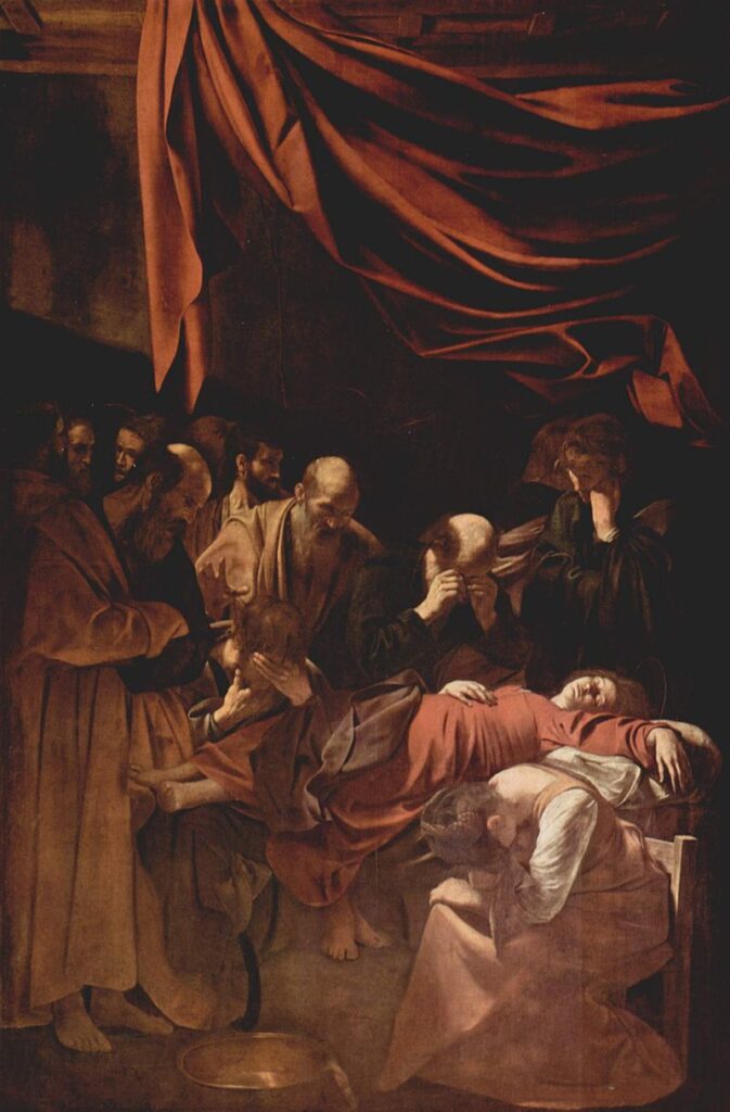 Анализ картины Микеланджело Меризи да Караваджо Смерть Марии