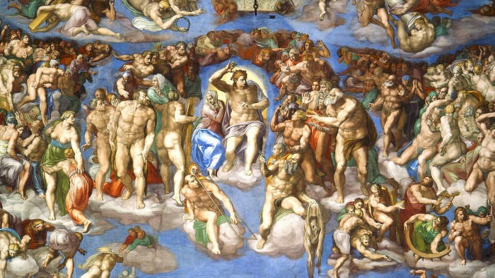 Анализ картины Микеланджело Страшный суд
