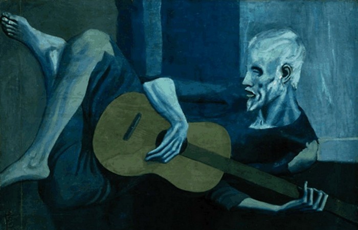 Анализ картины Пабло Пикассо Старый гитарист