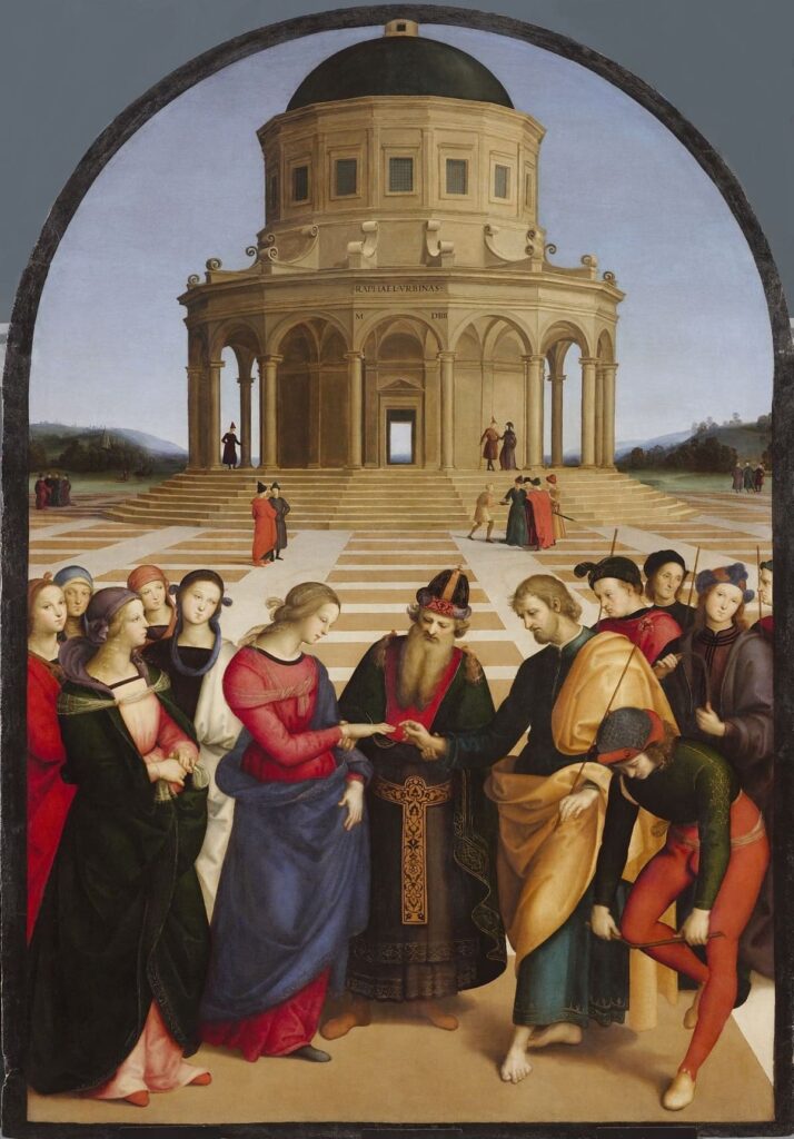 Анализ картины Пьетро Перуджино Обручение Марии