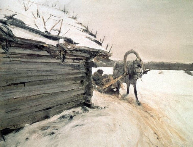Анализ картины Валентина Серова Зимой
