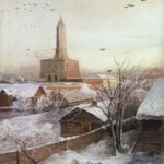Картина Алексея Саврасова Сухарева башня