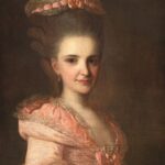 Картина Федора Рокотова Портрет неизвестной в розовом платье