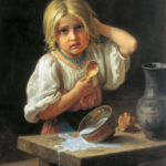 Картина Харитона Платонова Крестьянская девочка