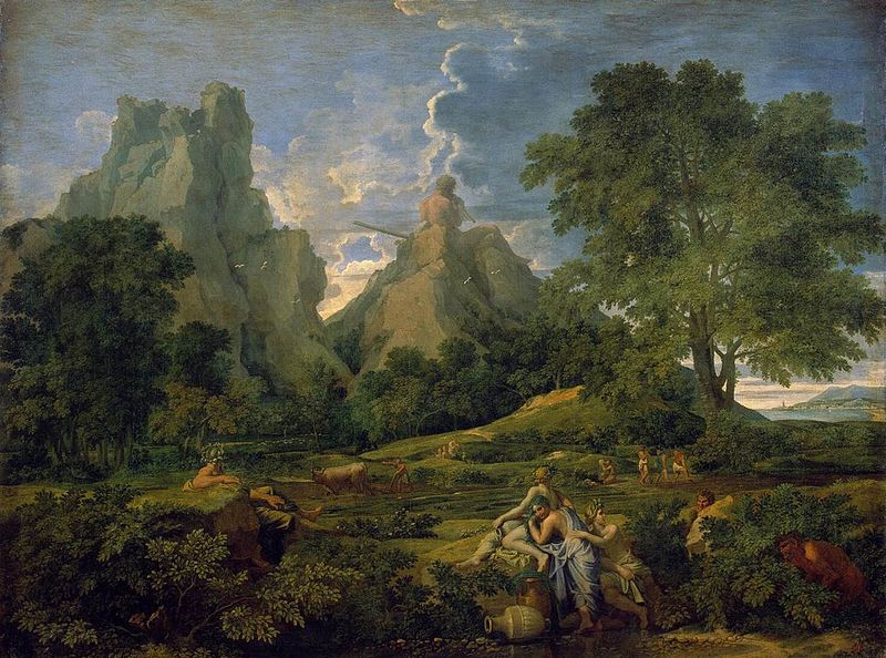 Картина Николы Пуссена Пейзаж с Полифемом