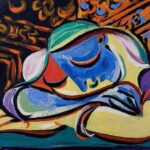 Картина Пабло Пикассо Спящая девушка