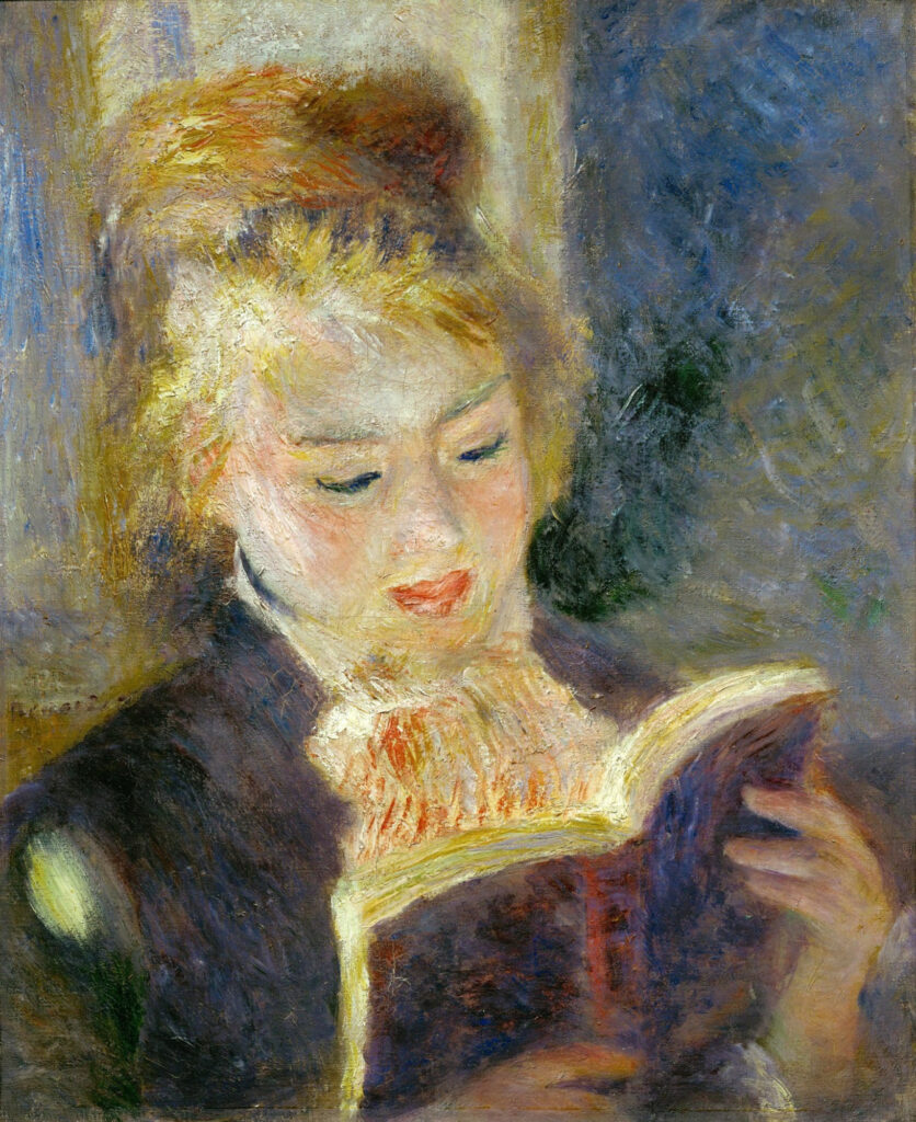 Картина Пьера Огюста Ренуара Читающая девочка