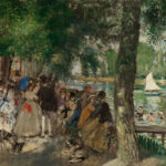 Картина Пьера Огюста Ренуара Купание на Сене
