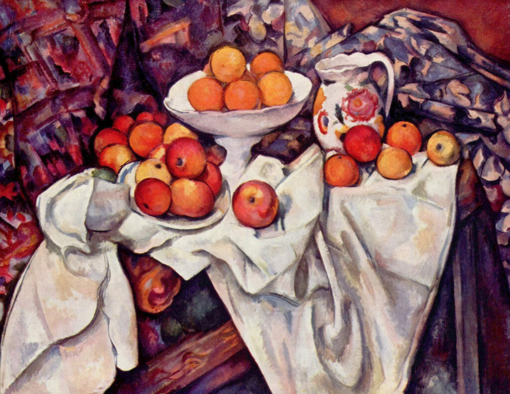 Картина Поля Сезанна Натюрморт с апельсинами