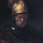 Картина Рембрандта Харменса ван Рейна Мужчина в золотом шлеме