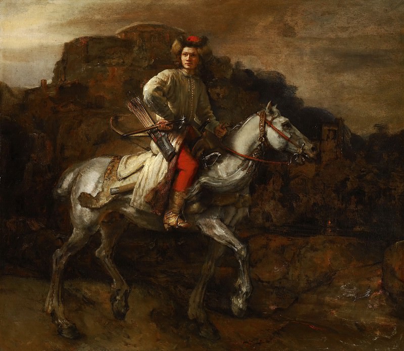 Картина Рембрандта Польский всадник