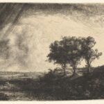 Картина Рембрандта Три дерева