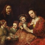 Картина Рембрандта Харменса ван Рейна Семейный портрет