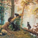 Картина Ивана Шишкина Утро в сосновом лесу