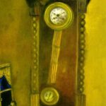 Картина Марка Захаровича Шагала Часы