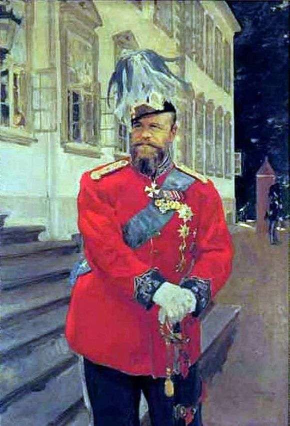 Картина Валентина Серова Портрет Александра III