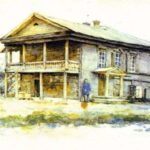 Картина Василия Сурикова Дом Суриковых в Красноярске